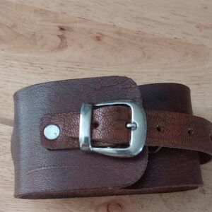 Leather Buckle Bracelet